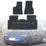 2012-2020 For Tesla Model Front-rear Velour Floor Mats Carpet Anti-slip Black. Fixed Price $33.19.