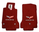 2005-2007 Chevrolet Corvette C6 Floor Mats Monterey Red Premium 32OZ Up-grade. Fixed Price $182.99.