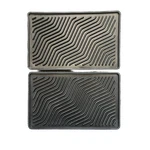 New Genuine Ford F150 4L3J-1813035-BBW All Weather Rear Rubber Two Floor Mats. Fixed Price $36.00.