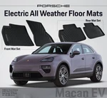 Porsche Macan Electric (ev) All Weather Floor Mats - Black (95C044001). Fixed Price $229.95.
