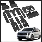 Lasfit Floor Mats Cargo Backrest Set For 2025-2026 Kia Carnival Hybrid 8 Seat. Fixed Price $22.99.