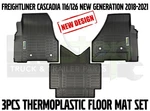 Freightliner Cascadia New Gen Automatic Thermoplastic Floor Set Carpet. Fixed Price $180.00.