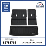 New Oem 2021-2026 Gmc Yukon Integrated Cargo Liner W/ Logo Black 85783762. Fixed Price $224.44.