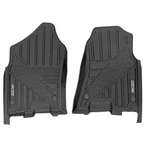 Rough Country Flex-fit Front Floor Mats For Ram 1500 Crew Cab, Black. Fixed Price $110.25.