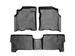Weathertech Floorliner For 2004-2004 Toyota Tundra 1ST & 2ND Row, Black. Fixed Price $211.90.