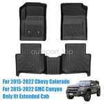 New Tpe Floor Mats Liner Fits 2015-2022 Chevy Colorado Gmc Canyon Extended Cab. Fixed Price $79.39.