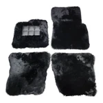 Genuine Sheepskin Floor Mats For Bentley Mulsanne Black 2011 - 2020. Fixed Price $1395.00.