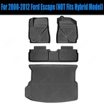 Tpe All-weather Floor Mats & Trunk Cargo Liner 4PCS 2008-2012 Ford Escape. Fixed Price $113.29.