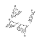 Genuine Mopar Rear Floor Carpet 7EV39TX7AB. Fixed Price $206.18.