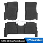 Tpe & Rear Floor Mats Liner 3PCS For 2008-2021 Nissan Frontier Crew Cab. Fixed Price $65.59.