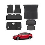 Tesla Model Y Floor Mats For 2025 2021-2024, 9PCS All Weather Full Set Cargo .... Fixed Price $156.28.