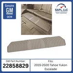 Oem New 3RD Row Tahoe Yukon Escalade All Weather Rubber Floor Mat Dune 22858829. Fixed Price $67.55.
