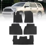 For 2008 2009 2010 Toyota Sequoia Front & Rear Floor Mats Carpet Black 5PCS New. Fixed Price $37.85.