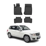 For Mercedes-benz GLK350 10-15 Omac Premium 1ST & 2ND Row Black Floor Mat Set. Fixed Price $119.99.
