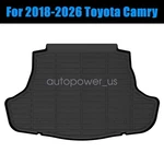 Tpe All-weather 3D Trunk Cargo Liner Floor Mat Fits 2018-2026 Toyota Camry Black. Fixed Price $45.79.