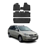 Omac Floor Mats Liner For Toyota Sienna 2004-2010 Black Tpe All-weather Pcs. Fixed Price $99.99.