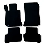 For Mercedes C-class Black Velour Floor Mats 2008-2014 W204 Custom Fit Liners. Fixed Price $81.69.