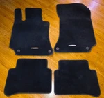 Mercedes-benz W212 E-class Sedan Genuine Carpet Floor Mat Set Black Like-new. Fixed Price $129.00.