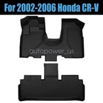 2PCS For 2002-2006 Honda Cr-v Tpe All-weather Front & Rear Floor Mats Liners Set. Fixed Price $70.99.