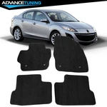 For 10-13 Mazda Sedan Hatchback 4DR Black Nylon Front Rear Car Floor Mats 4PCS. Fixed Price $59.99.