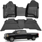 Oedro Floor Mats For 2014-2018 Silverado/sierra 1500 Crew Cab Tpe Liners 3D Mold. Fixed Price $84.99.