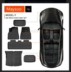 New Maysoo 2020-2023 Tesla Model 5 Seat All Weather Heavy Duty Floor Mats 6PCS. Fixed Price $28.00.