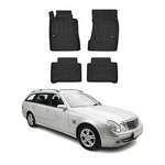 For Mercedes-benz E350 06-09 Omac Premium 1ST & 2ND Row Black Floor Mat Set. Fixed Price $119.99.
