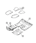 Genuine Mopar Front Floor Carpet Right 6AQ33U1YAA. Fixed Price $292.10.
