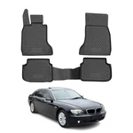 Omac Floor Mats Liner For Bmw 7 Series F01 Sedan 2009-2015 Rubber Tpe Black 4PCS. Fixed Price $84.99.