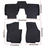 For 2012-2022 Volkswagen Passat Tpe All-weather Front & Rear Floor Mats Liners. Fixed Price $80.05.