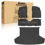 Tpe Floor Mats & Trunk Cargo Liners Set Waterproof For 2012-2017 Toyota Prius V. Fixed Price $123.19.