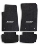 2010-2015 Chevrolet Camaro 4PC Black Carpet Floor Mats W Silver Ss Logo Front. Fixed Price $180.99.
