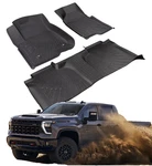 Creekt Floor Mats All Weather Chevy Silverado Sierra 2019-2026 Crew Cab. Fixed Price $76.30.