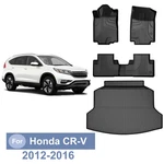 Tpe All Weather Floor Mats + Trunk Cargo Liner For Honda Cr-v 2012-2016. Fixed Price $119.21.