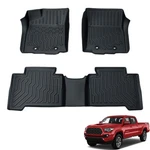 Floor Mats Liners Carpet For 2018-2023 Toyota Tacoma Double Cab Tpe All Weather. Fixed Price $79.99.