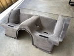 Porsche 911 996,4S,TURBO Coupe Gray Graffiti Interior Rear Seat Carpet. Fixed Price $299.99.