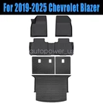 For 2019-2025 Chevrolet Blazer Tpe Floor+backrest Mats+trunk Cargo Liners Black. Fixed Price $115.99.
