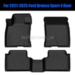 Tpe Floor Mats Liners 3PCS All-weather 2021-2025 Ford Bronco Sport 4-DOOR. Fixed Price $64.19.