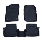 3D Floor Mats 2012-2018 Ford Focus Rubber All Weather Black Waterproof Liner. Fixed Price $63.99.