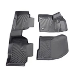 3PCS Black Floor Mats Liners + Rear Ford Edge 2015-2025 Rubber Tpe. Fixed Price $72.00.