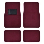 Wine Red Heavy Duty Universal Carpet Floor Mats For Auto Van Truck Suv. Fixed Price $22.90.