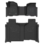 Lasfit Floor Mats For Gmc Sierra 2500HD / 3500HD 2020-2026 Crew Cab Waterproof. Fixed Price $139.00.