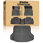 Tpe Floor Mats Liners / Rear Cargo Trunk For 2020-2025 Nissan Sentra Black. Fixed Price $112.99.