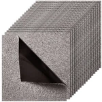 Vevor Carpet Tiles 18X18 Inch 10 Pack Peel And Stick Self Adhesive Dark Brown. Fixed Price $34.90.