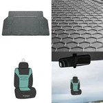 Trunk Cargo Liner Mat For Suv Van Sedan All Weather Gray W/ Air Freshener. Fixed Price $32.99.