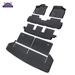 7PCS Tpe Floor Mats & Trunk Cargo Liners Black For Toyota Highlander 2008-2013. Fixed Price $120.00.