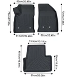 For 2016-2019 Chevrolet Volt Tpe All-weather Front & Rear Floor Mats Liners Set. Fixed Price $76.84.