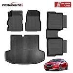 3D Tpe Floor Mats Black For Nissan Sunny 2020-2024 All Weather Anti-slip. Fixed Price $88.99.