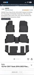 Hafidi Floor Mats Fit For 2016-2023 Mazda CX-9 (only 7 Passenger) All. Fixed Price $85.00.