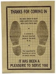Johndow Industries PFM500 500/BX Paper Floor Mats. Fixed Price $50.40.